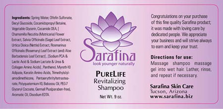Sarafina Skin Care Shampoo