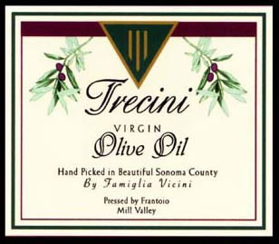 Trecini Virgin Olive Oil - Label Design Portfolio