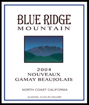 Blue Ridge Mountain Vineyards -  - Wine Label Design Portfolio