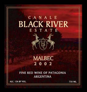 Canale Black River Estate - Wine Label Design Portfolio