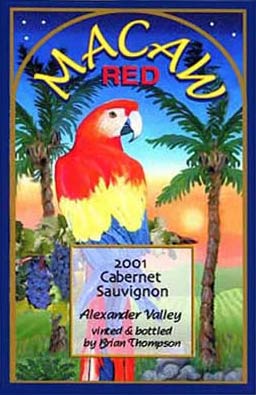 Macaw Red - Wine Label Design Portfolio