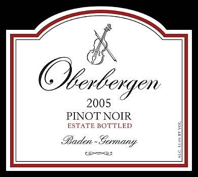 Oberbergen 2005 Pinot Noir