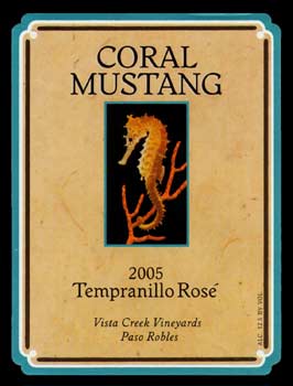Coral Mustang - Wine Label Design Portfolio