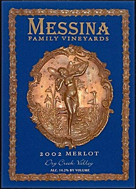 Messina Family Vineyards - Wine Label Design Portfolio