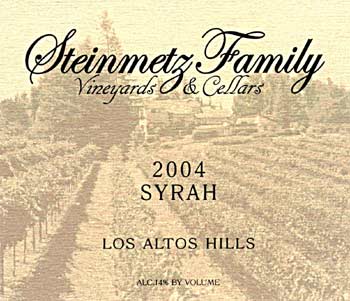 Steinmetz Family Vineyards and Cellars - Wine Label Design Portfolio