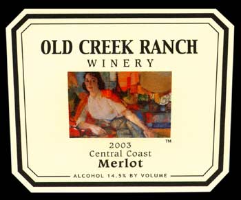 Old Creek Ranch Winery - Wine Label Design Portfolio